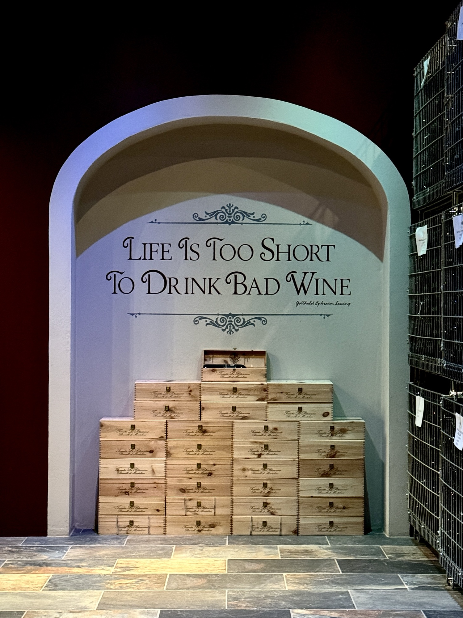 Le Potazzine ワイナリーにて